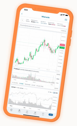 Cuotalura vista actualizada de activos en la aplicación de trading de criptomonedas